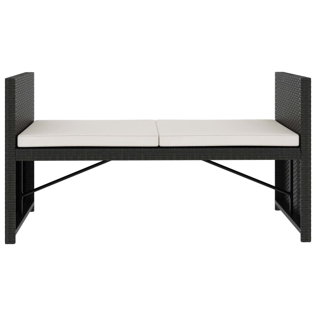 Set Mobilier De Grădină Cu Perne, 5 Piese, , Poliratan