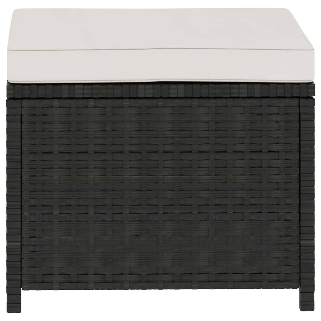 Set Mobilier De Grădină Cu Perne, 5 Piese, , Poliratan