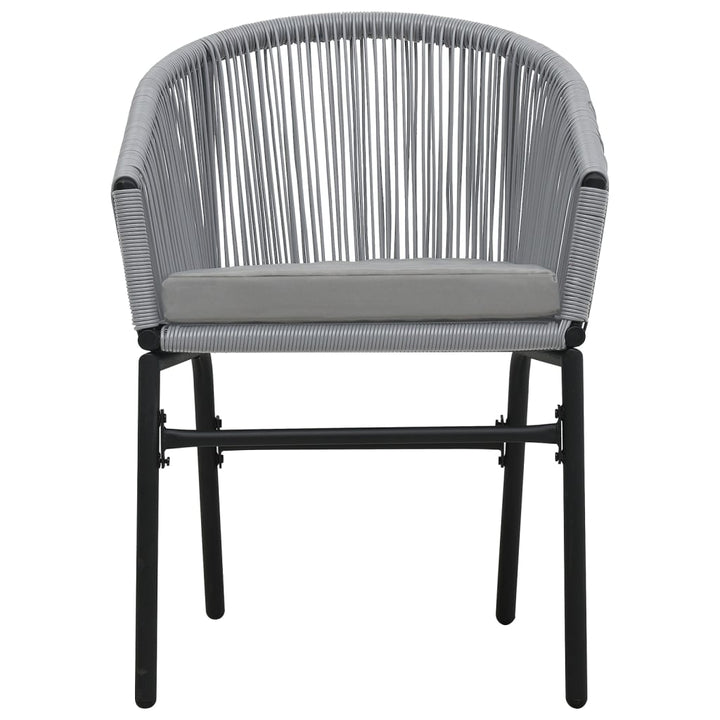 Set Mobilier De Bistro Cu Perne, 3 Piese, , Ratan Pe