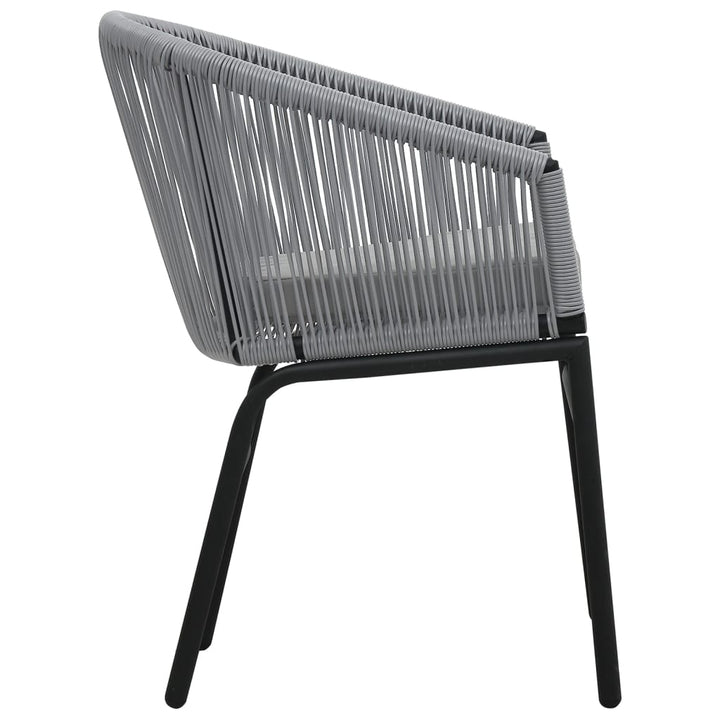Set Mobilier De Bistro Cu Perne, 3 Piese, , Ratan Pe