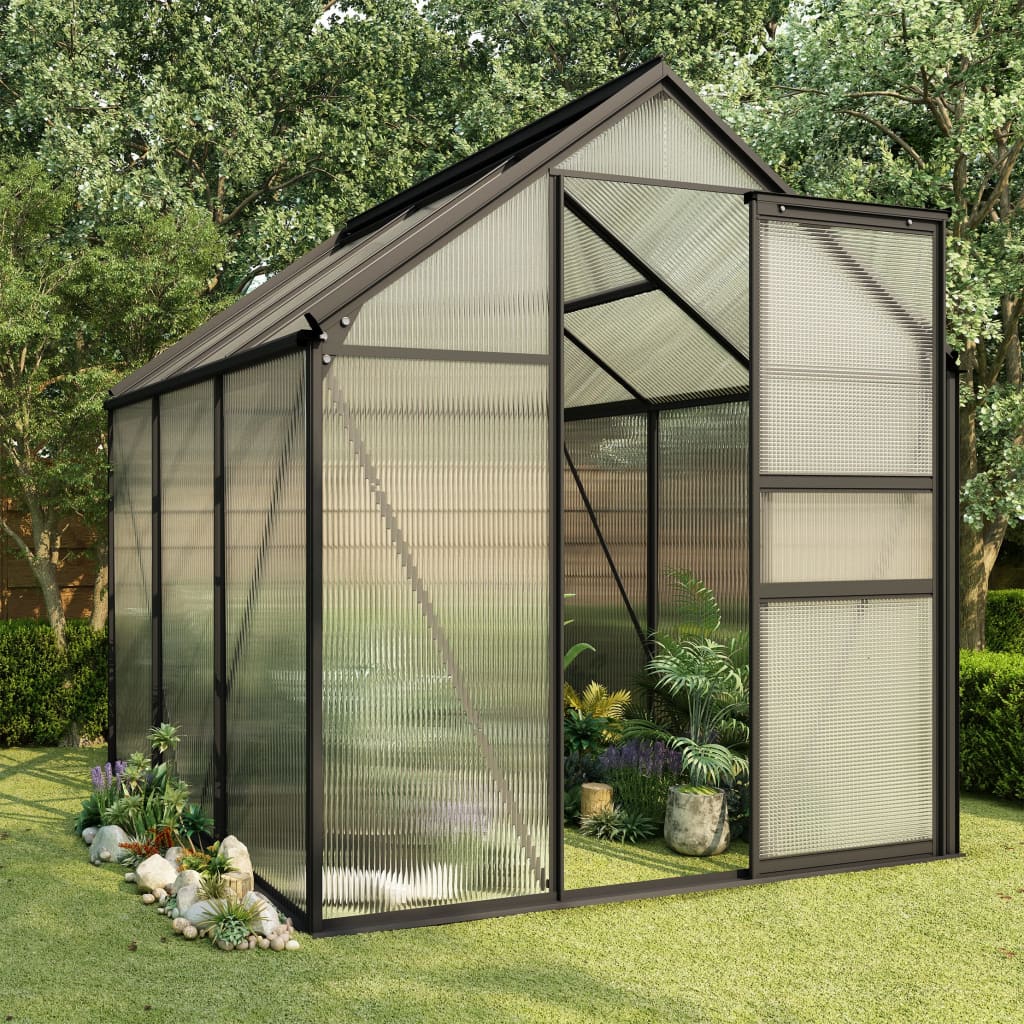 Seră, Antracit, 4,75 M², Aluminiu