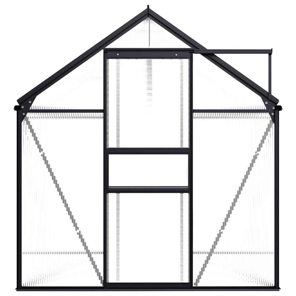 Seră, Antracit, 4,75 M², Aluminiu