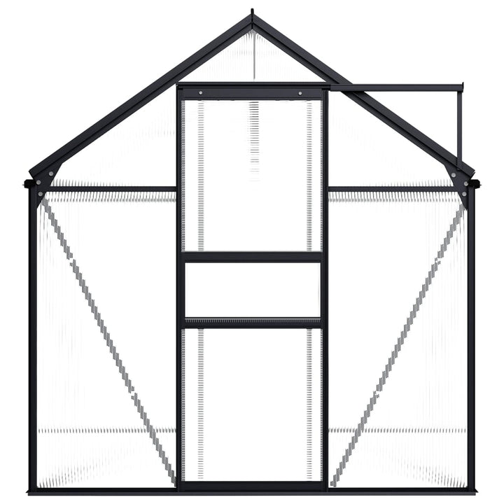 Seră, Antracit, 4,75 M², Aluminiu