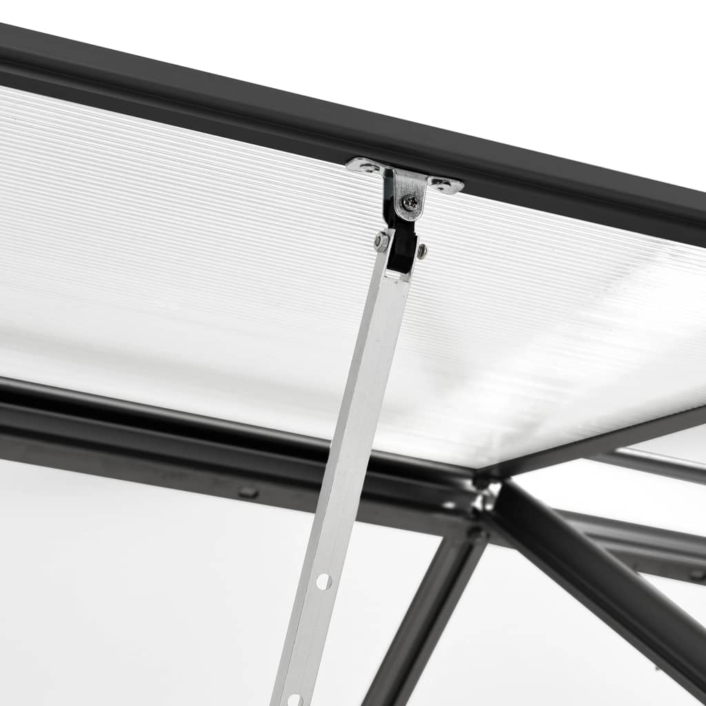 Seră, Antracit, 4,75 M², Aluminiu