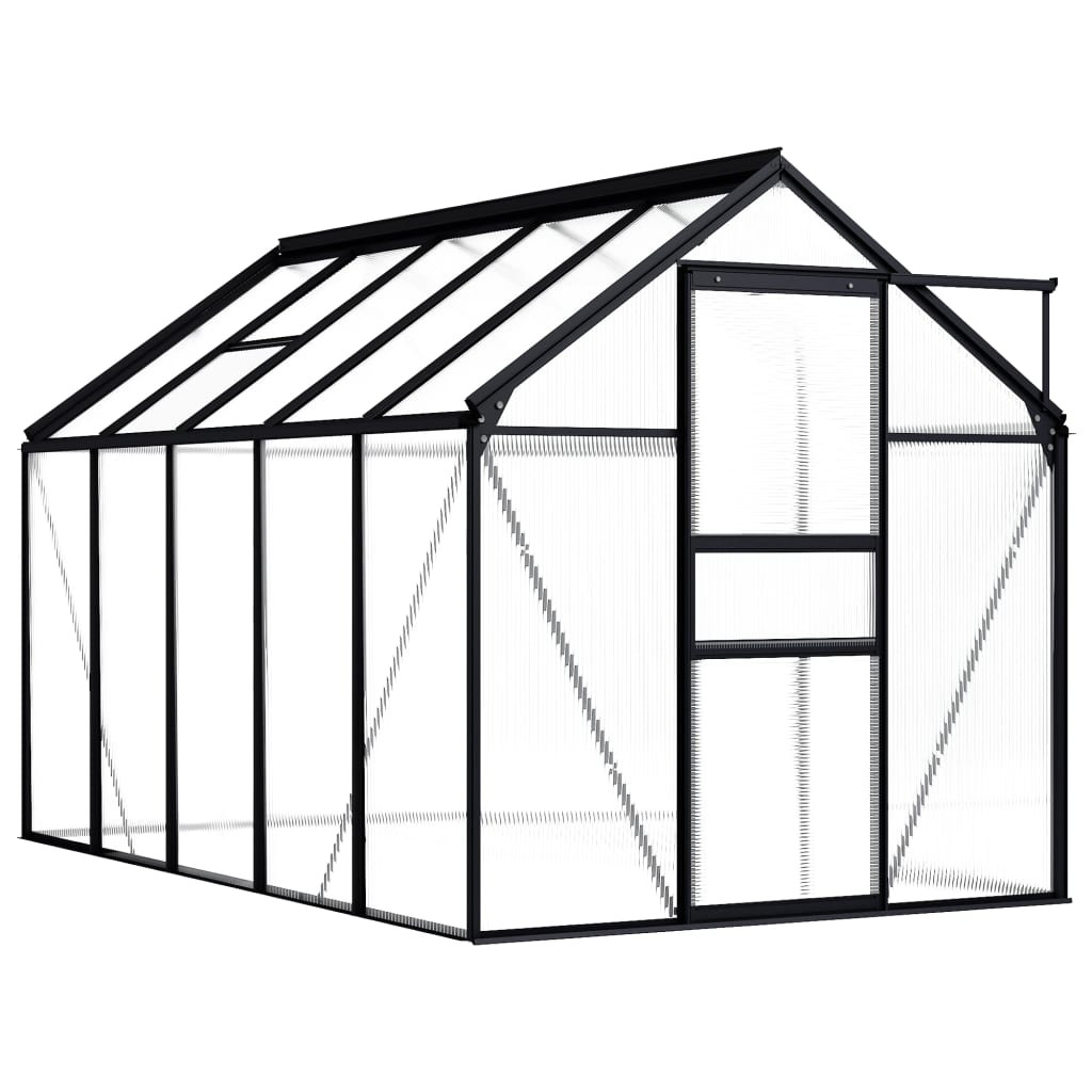 Seră, Antracit, 8,17 M², Aluminiu