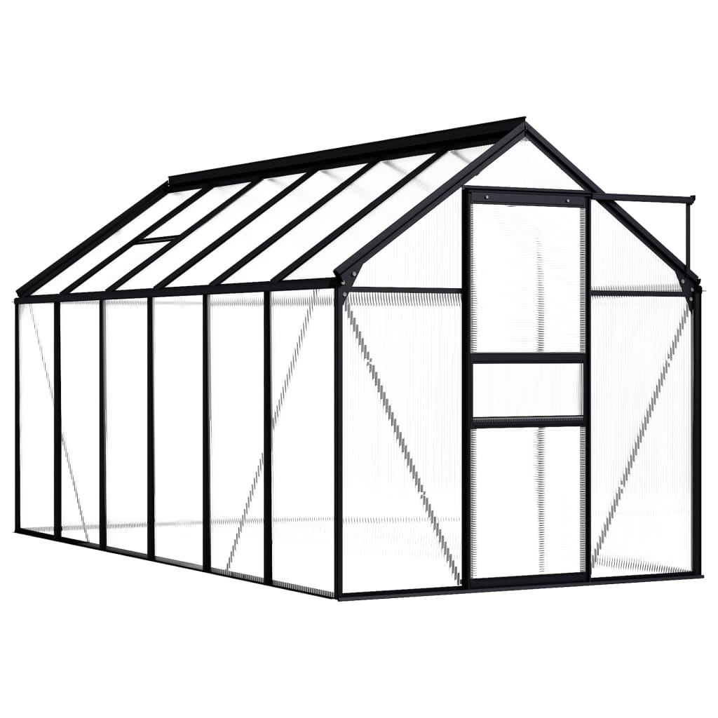 Seră, Antracit, 4,75 M², Aluminiu