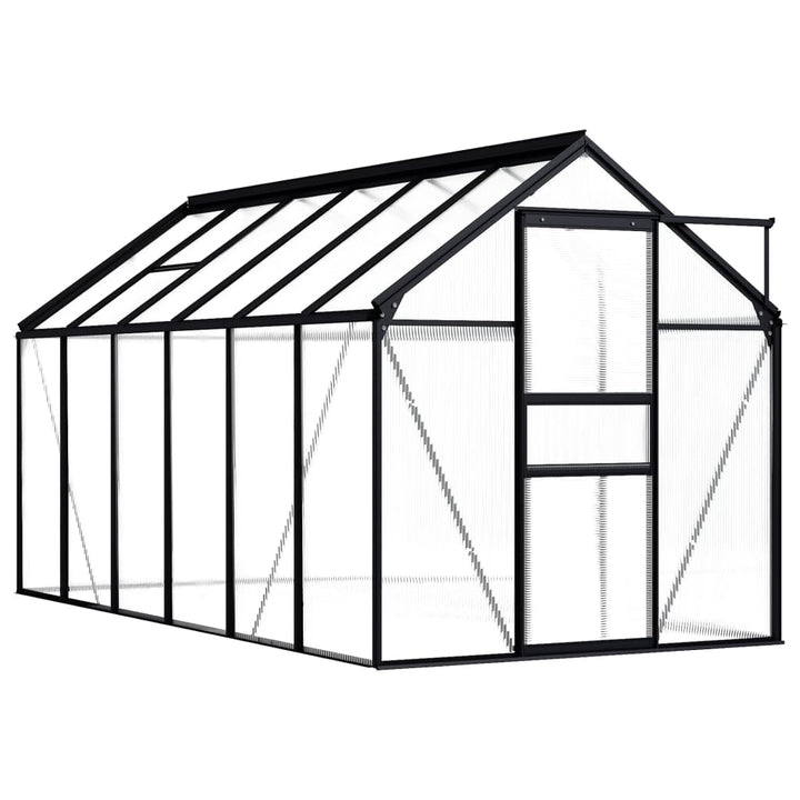 Seră, Antracit, 8,17 M², Aluminiu
