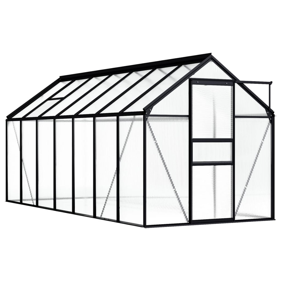 Seră, Antracit, 8,17 M², Aluminiu