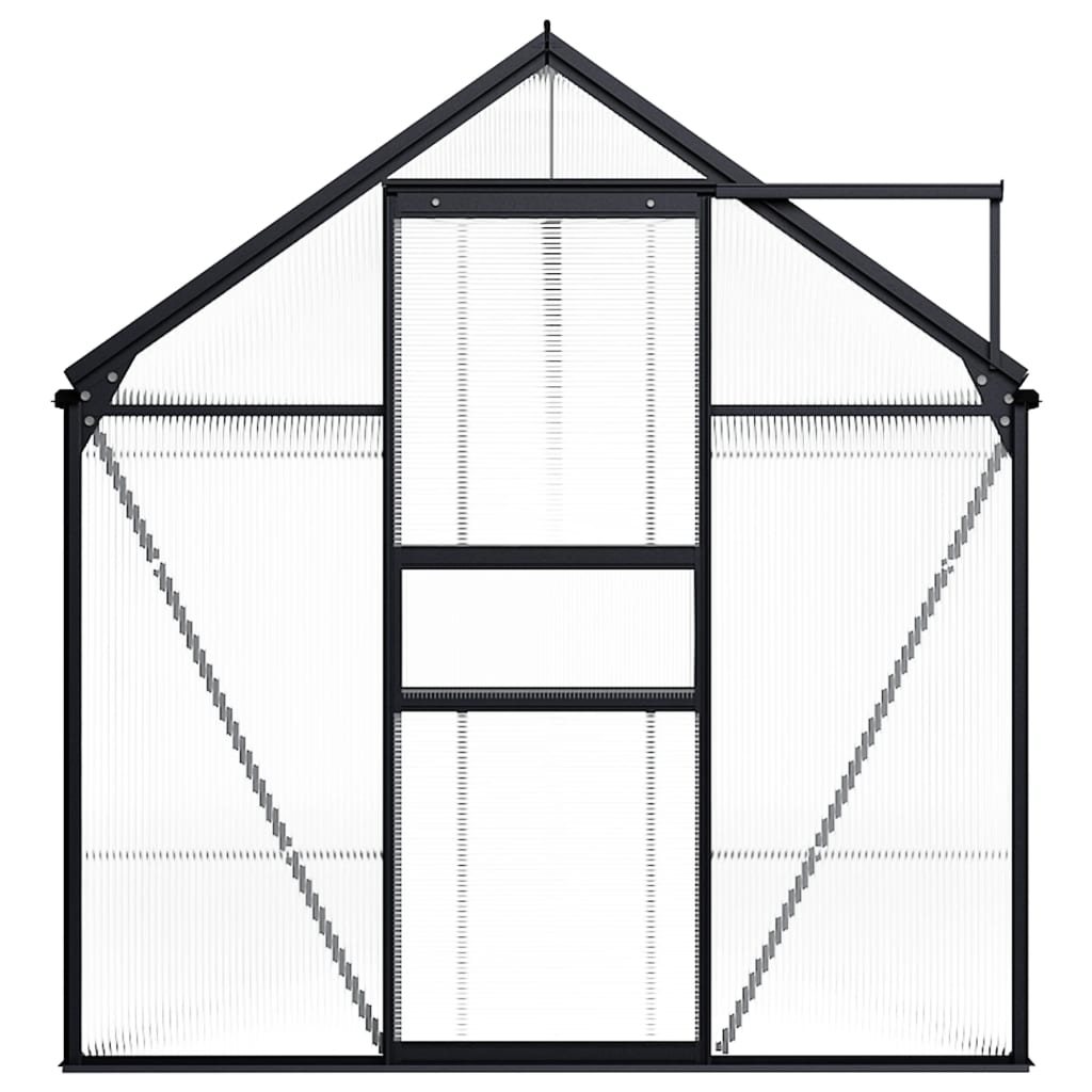 Seră, Antracit, 8,17 M², Aluminiu