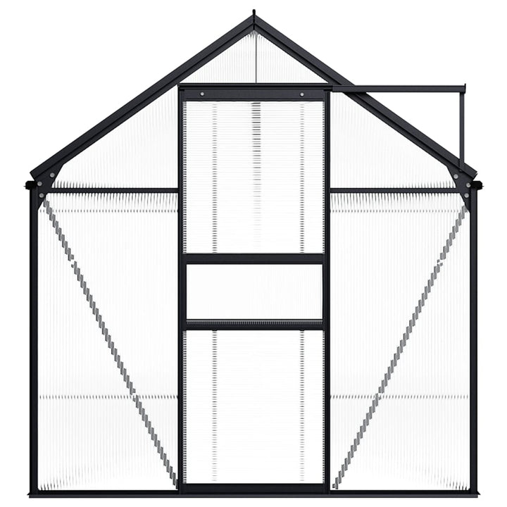 Seră, Antracit, 8,17 M², Aluminiu