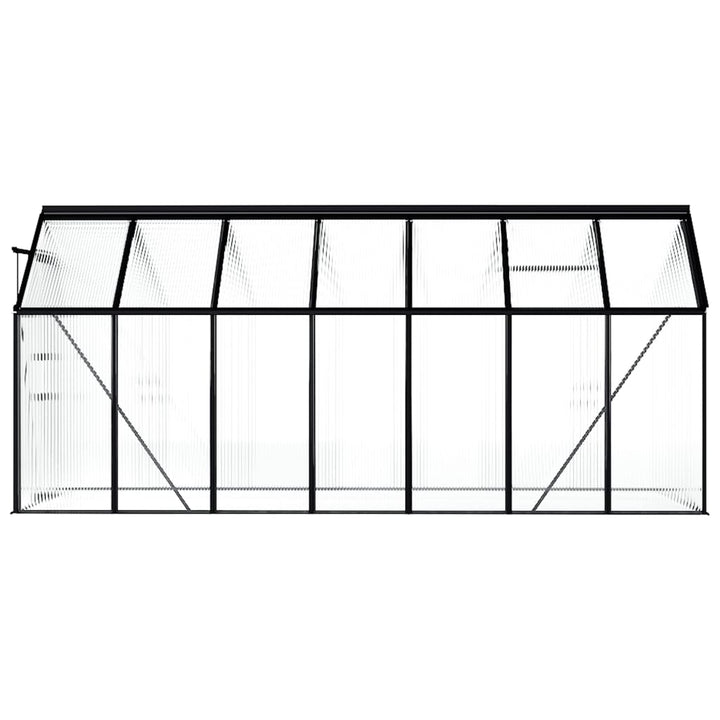 Seră, Antracit, 8,17 M², Aluminiu