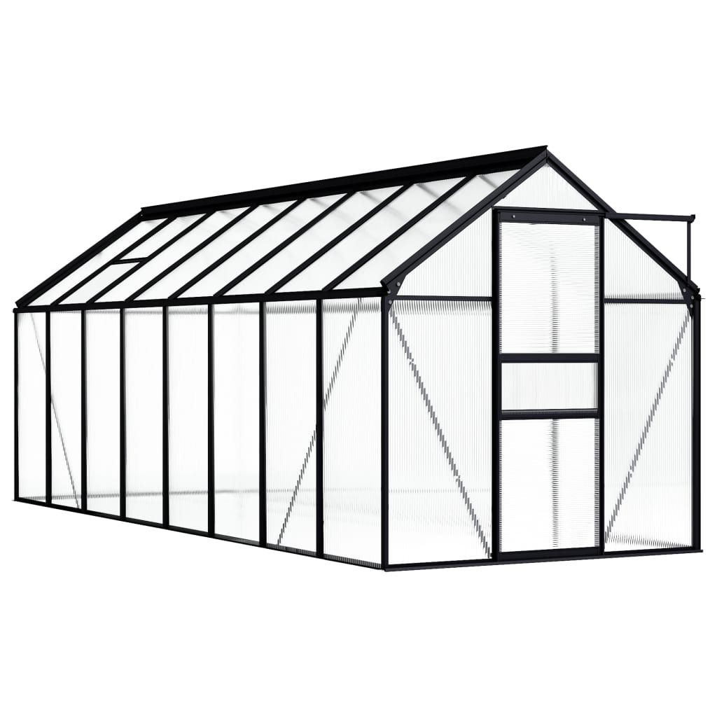 Seră, Antracit, 4,75 M², Aluminiu