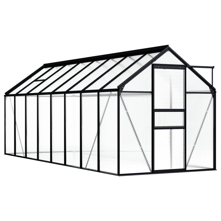 Seră, Antracit, 4,75 M², Aluminiu