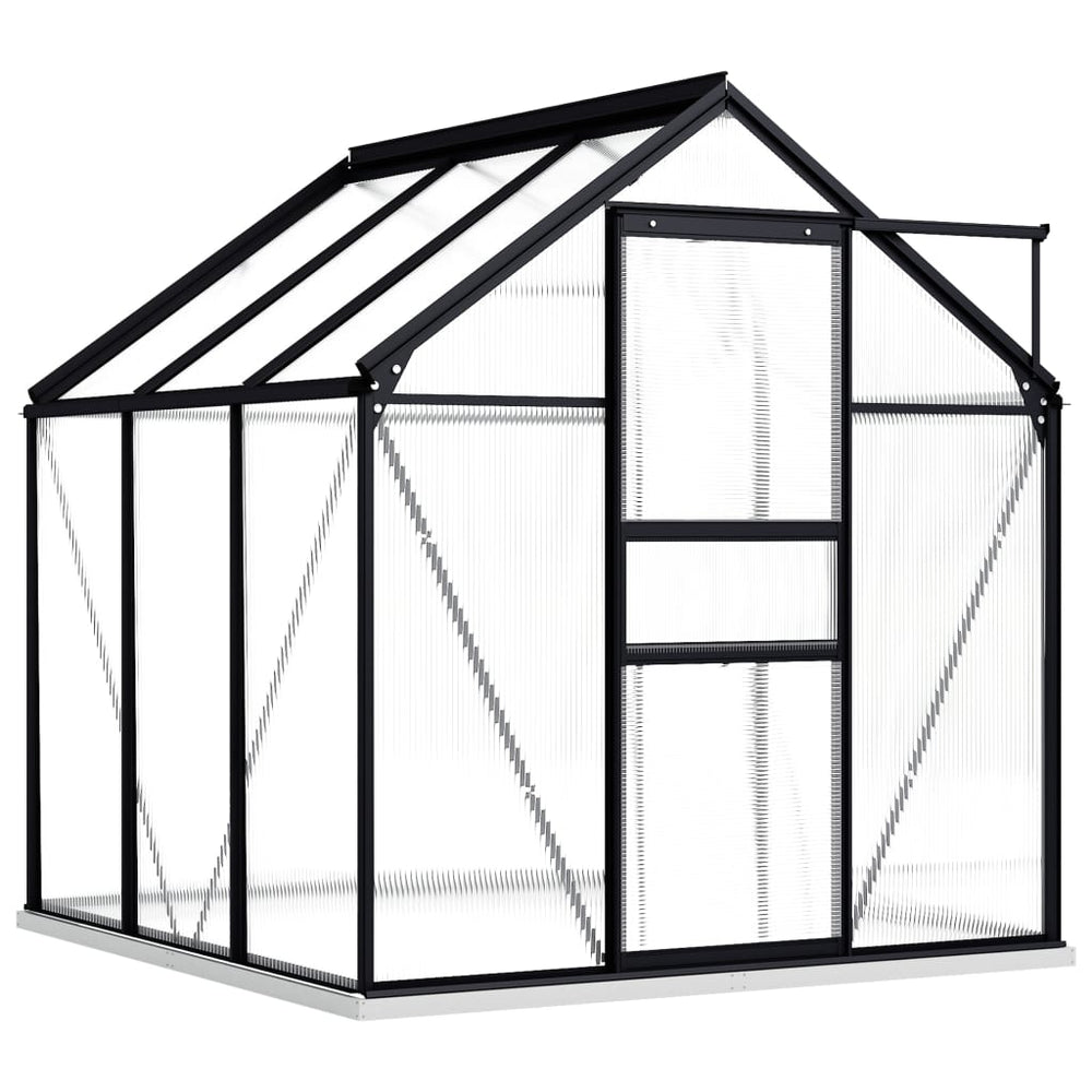 Seră Cu Cadru De Bază, Antracit, 3,61 M², Aluminiu
