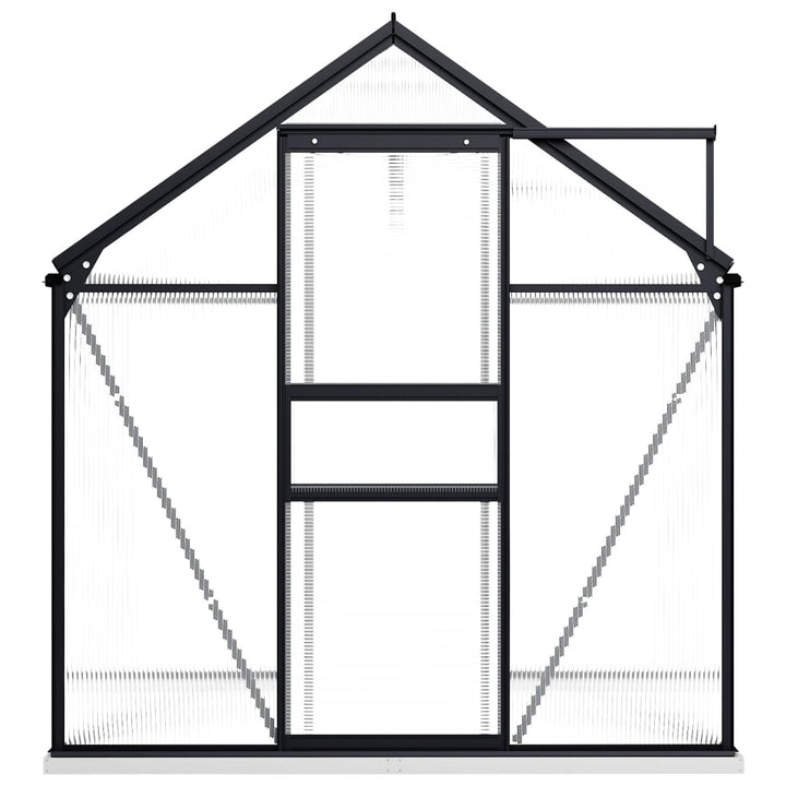 Seră Cu Cadru De Bază, Antracit, 3,61 M², Aluminiu