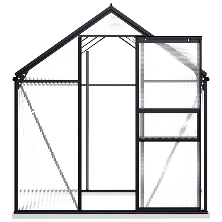 Seră Cu Cadru De Bază, Antracit, 3,61 M², Aluminiu