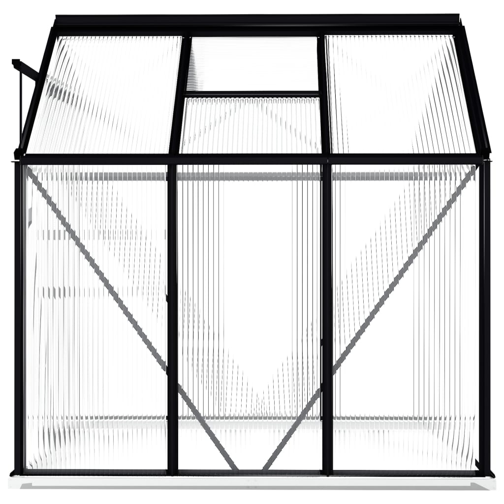 Seră Cu Cadru De Bază, Antracit, 3,61 M², Aluminiu