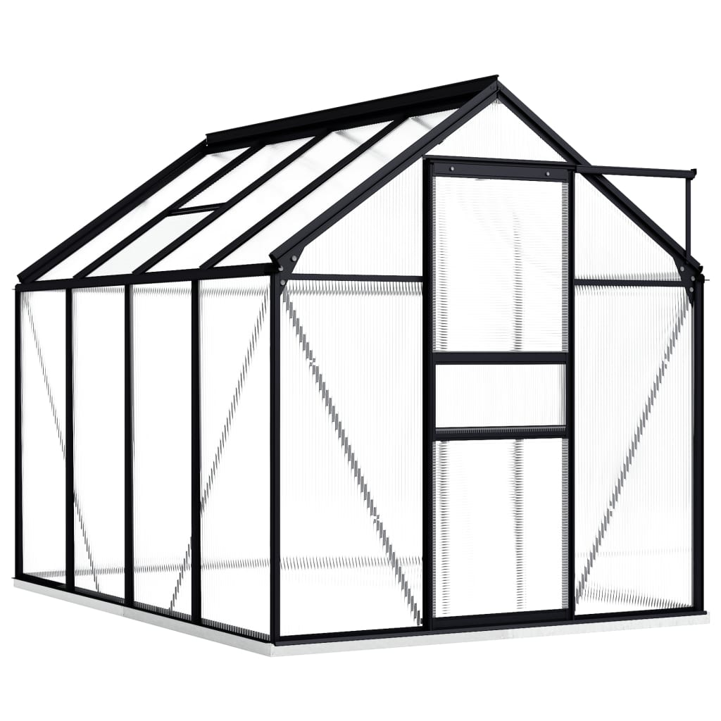 Seră Cu Cadru De Bază, Antracit, 3,61 M², Aluminiu