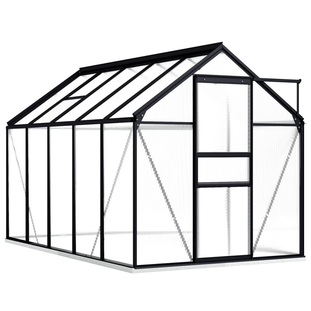 Seră Cu Cadru De Bază, Antracit, 3,61 M², Aluminiu
