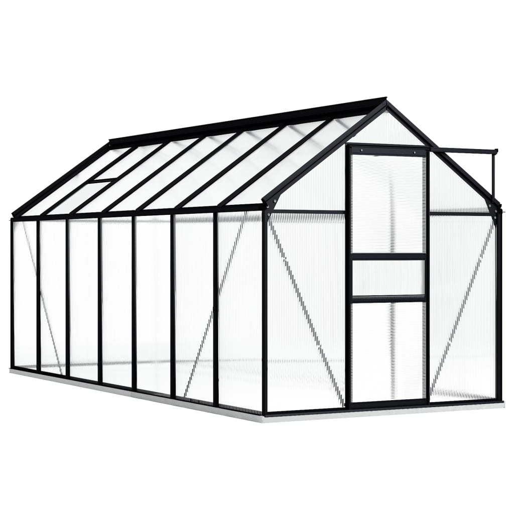 Seră Cu Cadru De Bază, Antracit, 3,61 M², Aluminiu