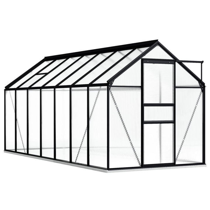 Seră Cu Cadru De Bază, Antracit, 3,61 M², Aluminiu
