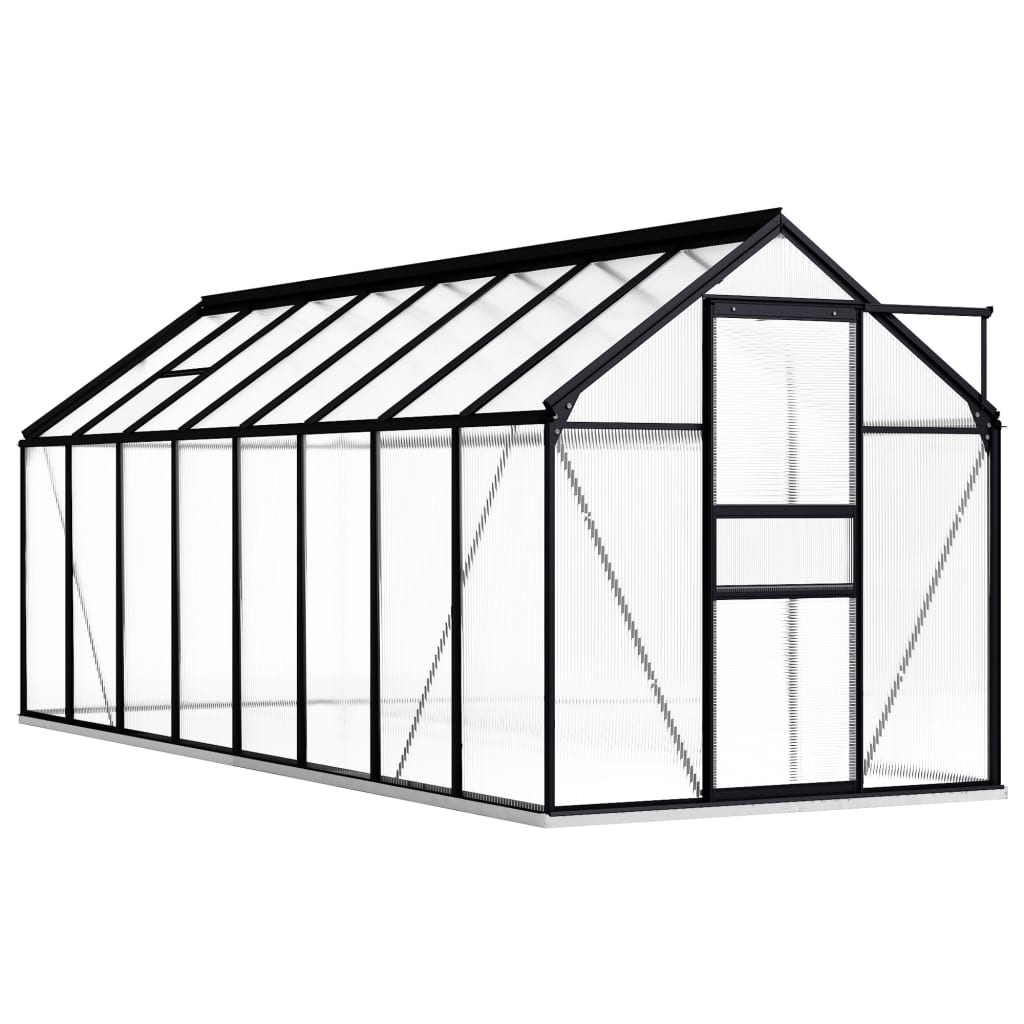Seră Cu Cadru De Bază, Antracit, 3,61 M², Aluminiu