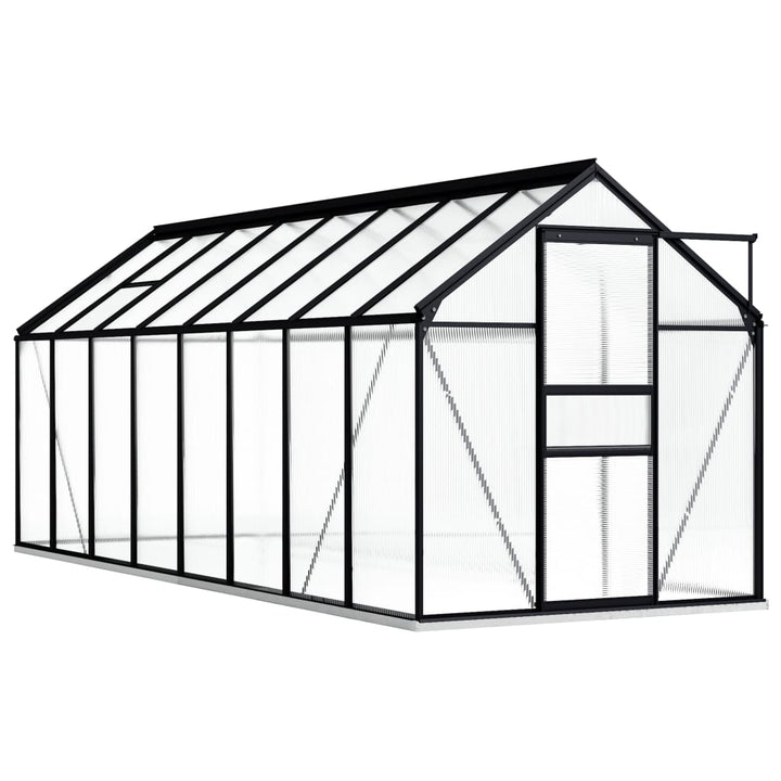 Seră Cu Cadru De Bază, Antracit, 3,61 M², Aluminiu