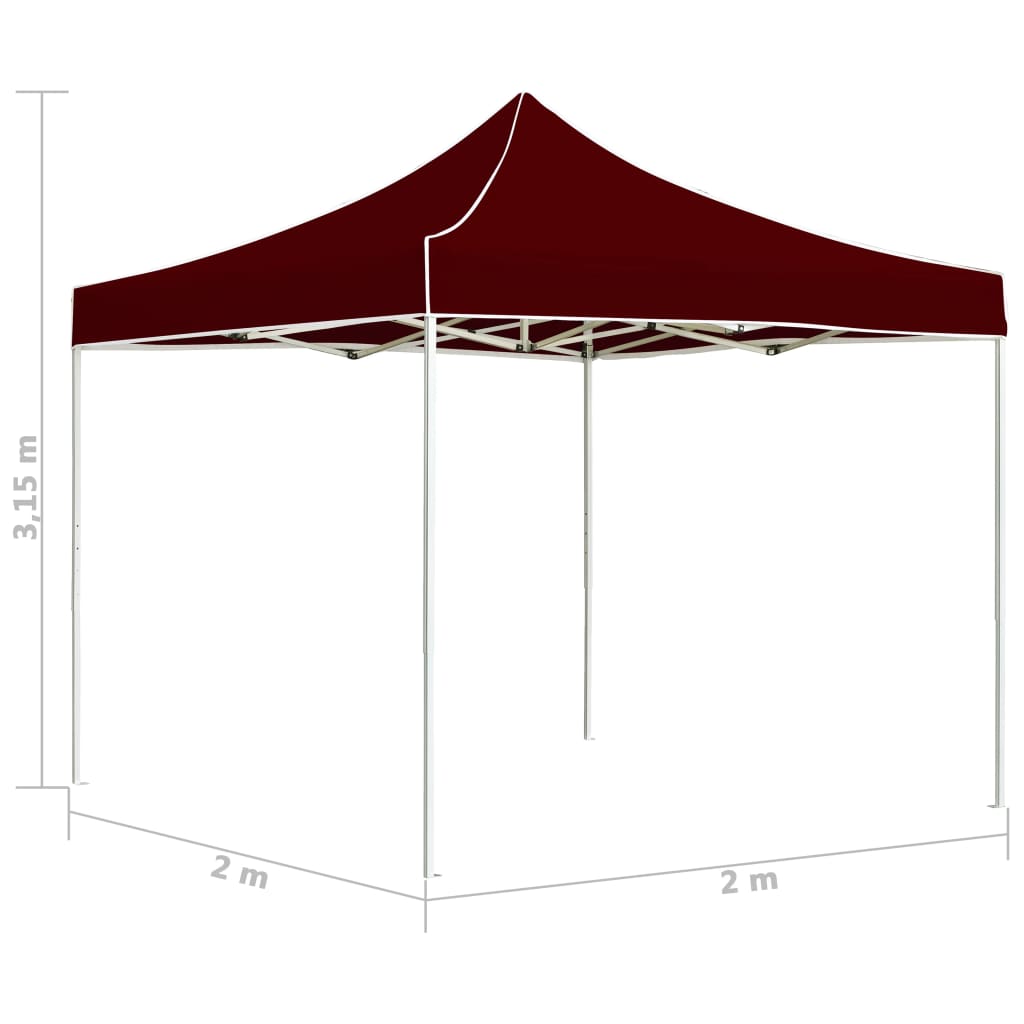 Cort De Petrecere Profesional Pliabil, , 2 X 2 M, Aluminiu