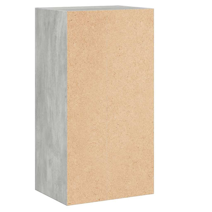 Bibliotecă, 2 Rafturi, Gri Beton, 40 X 30 X 76,5 Cm, Pal