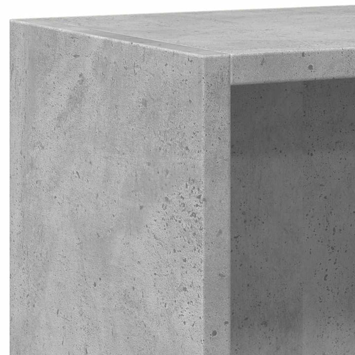 Bibliotecă, 2 Rafturi, Gri Beton, 40 X 30 X 76,5 Cm, Pal