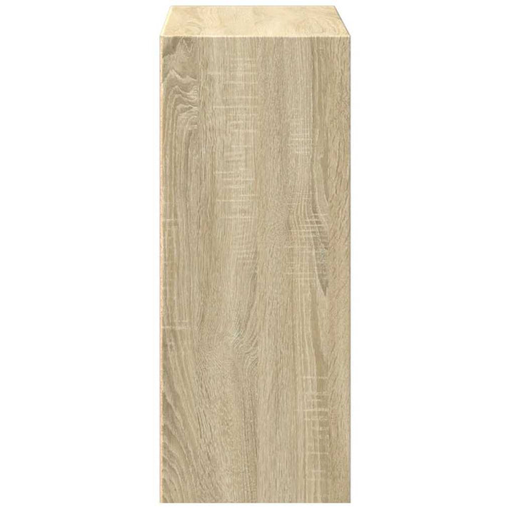 Bibliotecă Cu 2 Rafturi, Stejar Sonoma, 60 X 30 X 76,5 Cm, Pal