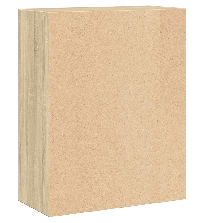 Bibliotecă Cu 2 Rafturi, Stejar Sonoma, 60 X 30 X 76,5 Cm, Pal