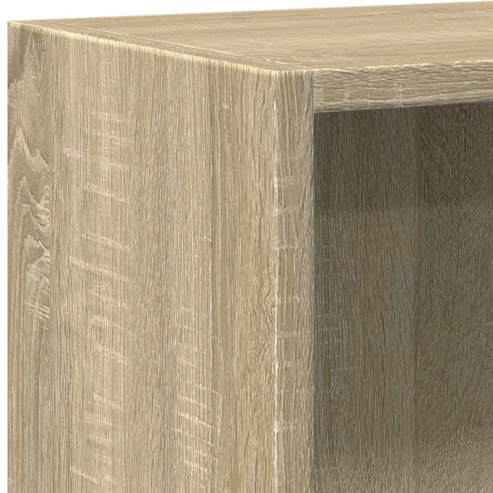 Bibliotecă Cu 2 Rafturi, Stejar Sonoma, 60 X 30 X 76,5 Cm, Pal