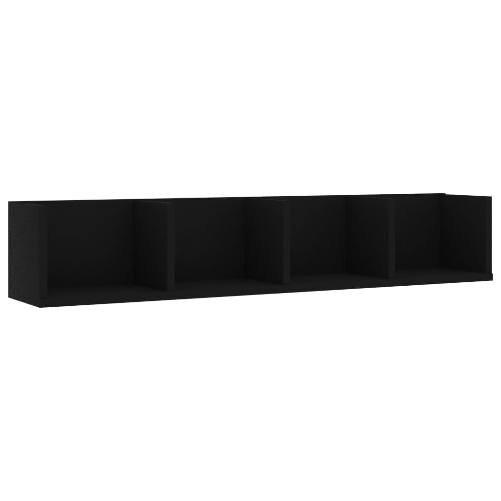 Raft De Perete Pentru Cd-Uri 100X18X18 Cm Lemn Prelucrat