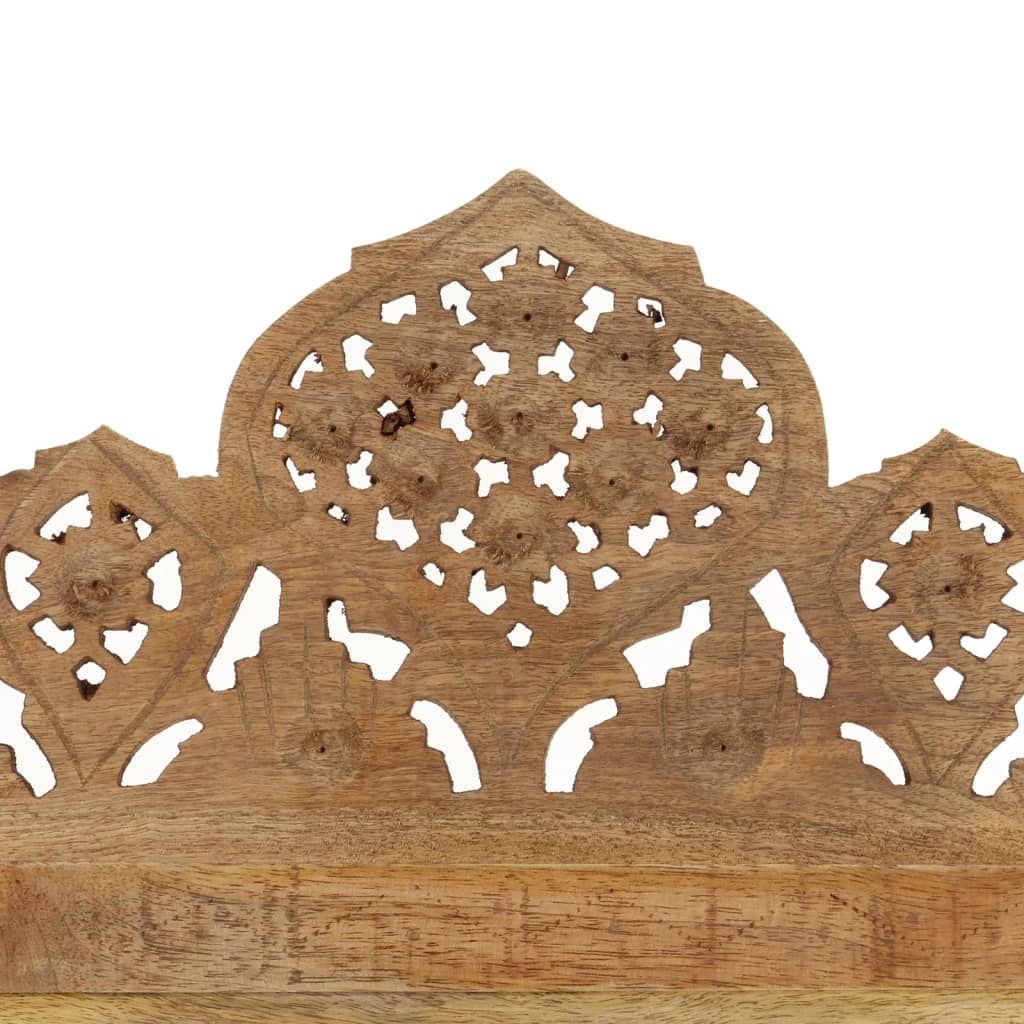 Paravan Cameră Sculptat Manual 3 Panouri 120X165 Cm Mango