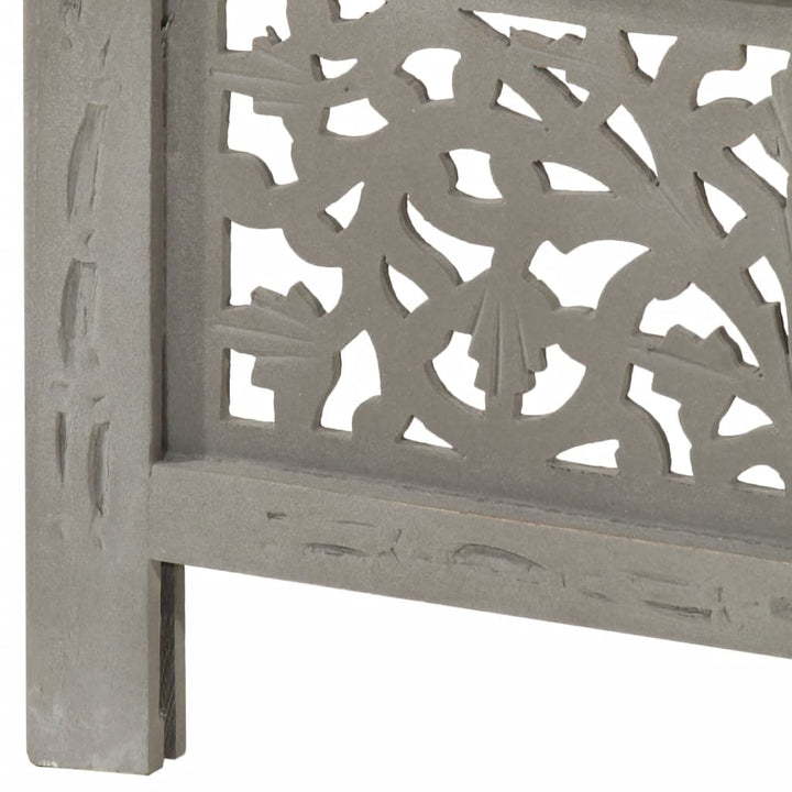 Paravan Cameră Sculptat Manual 4 Panouri 160X165 Cm Mango