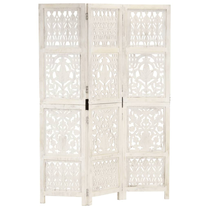 Paravan Cameră Sculptat Manual 5 Panouri 200X165 Cm Mango