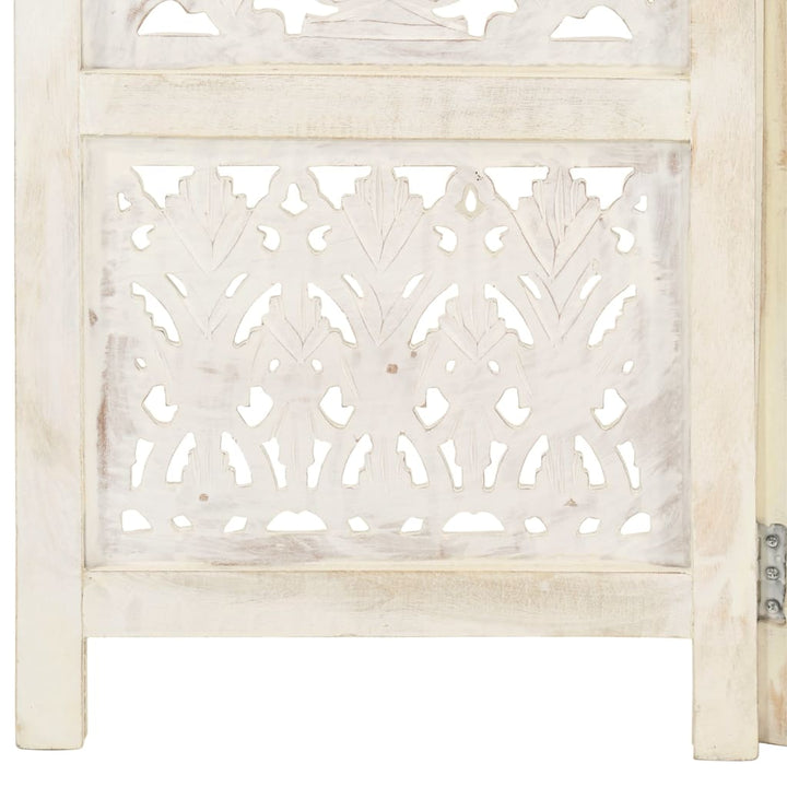 Paravan Cameră Sculptat Manual 5 Panouri 200X165 Cm Mango