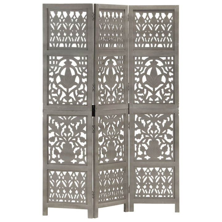 Paravan Cameră Sculptat Manual 5 Panouri 200X165 Cm Mango