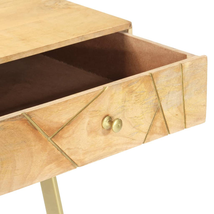 Birou De Scris Cu Sertare, 100 X 55 X 75 Cm, Lemn Masiv Mango