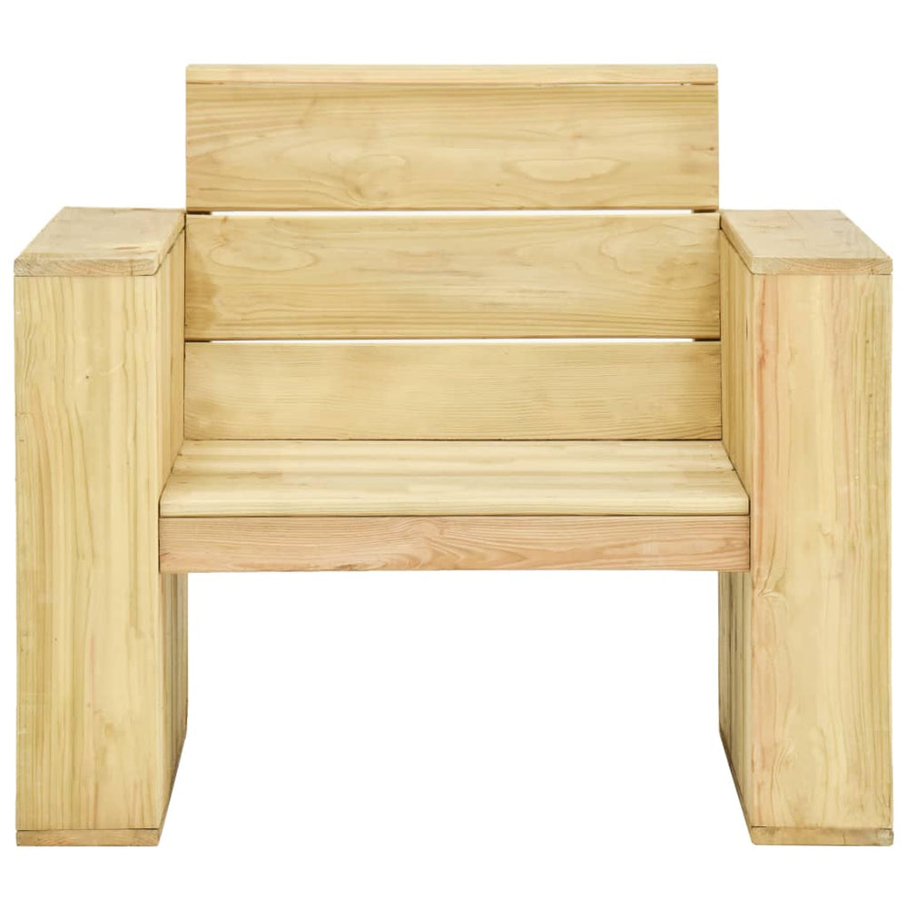Scaun De Grădină, 89 X 76 X 76 Cm, Lemn De Pin Tratat