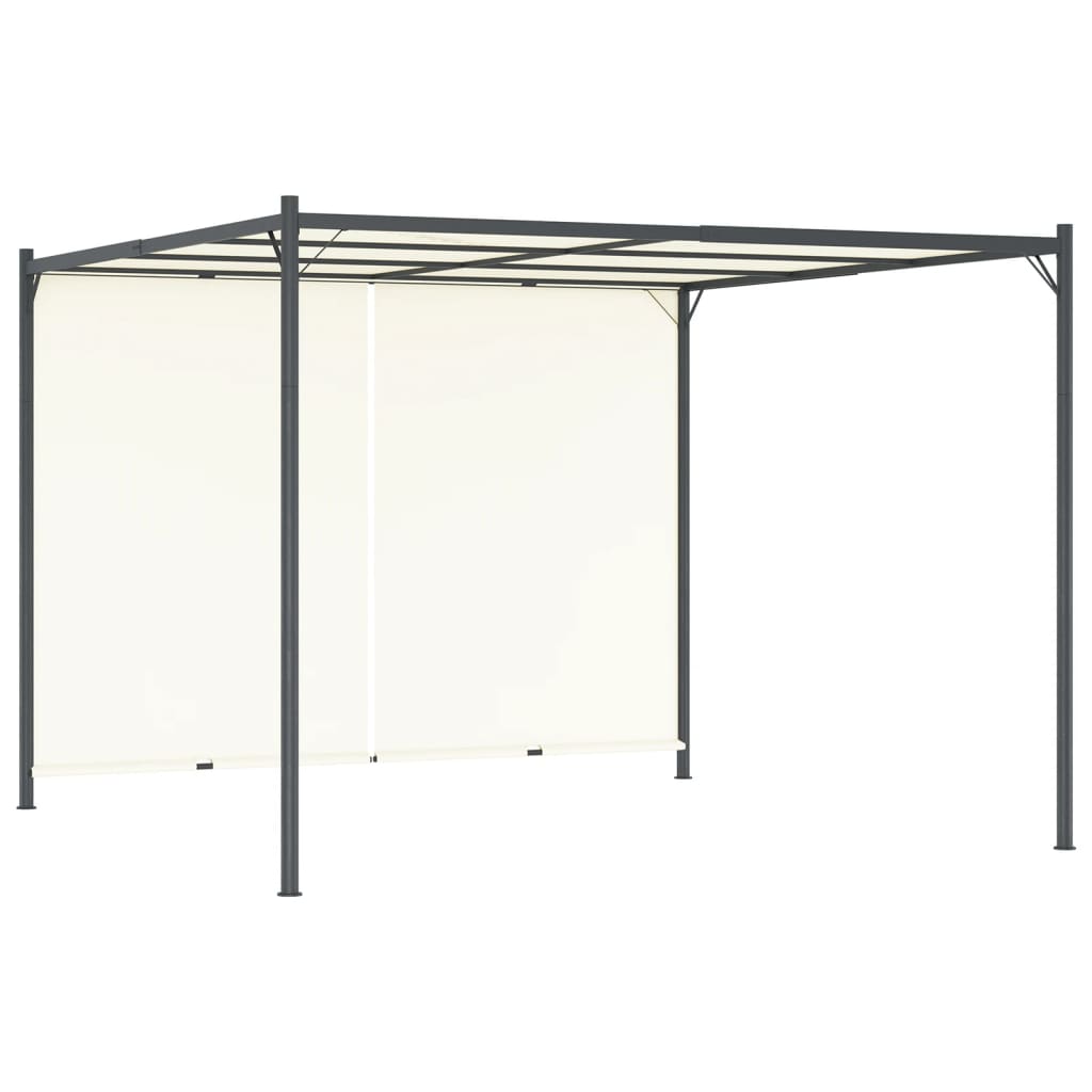 Pergolă De Grădină Cu Acoperiș Retractabil, , 3 X 3 M
