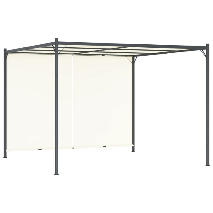 Pergolă De Grădină Cu Acoperiș Retractabil, , 3 X 3 M