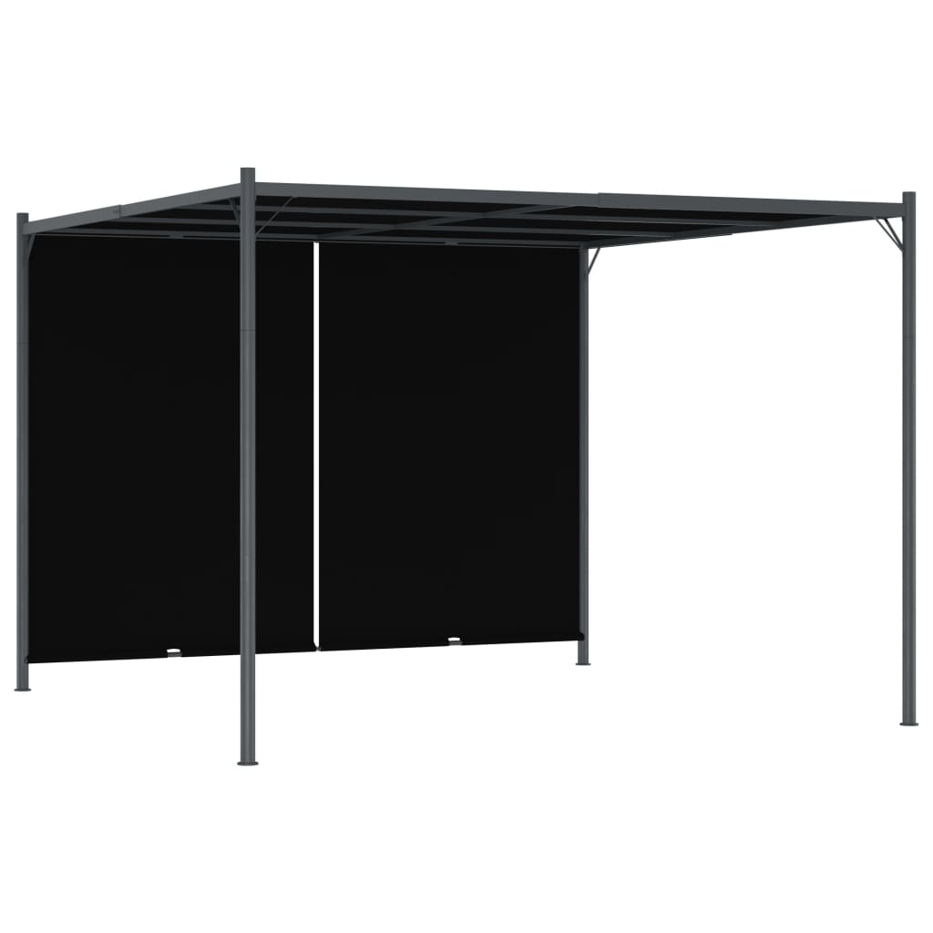 Pergolă De Grădină Cu Acoperiș Retractabil, , 3 X 3 M