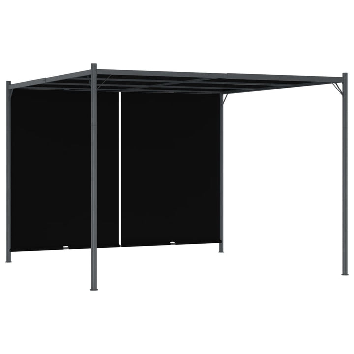 Pergolă De Grădină Cu Acoperiș Retractabil, , 3 X 3 M
