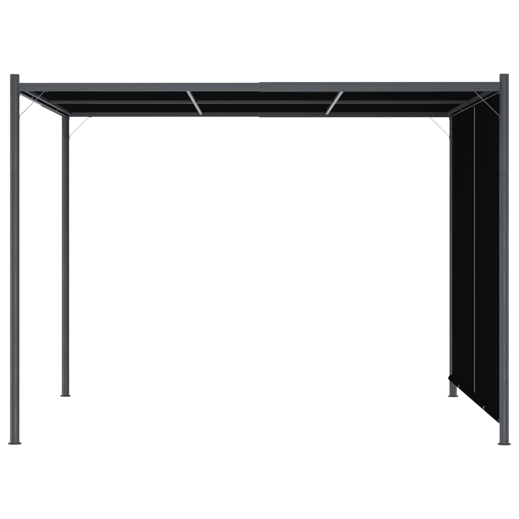Pergolă De Grădină Cu Acoperiș Retractabil, , 3 X 3 M