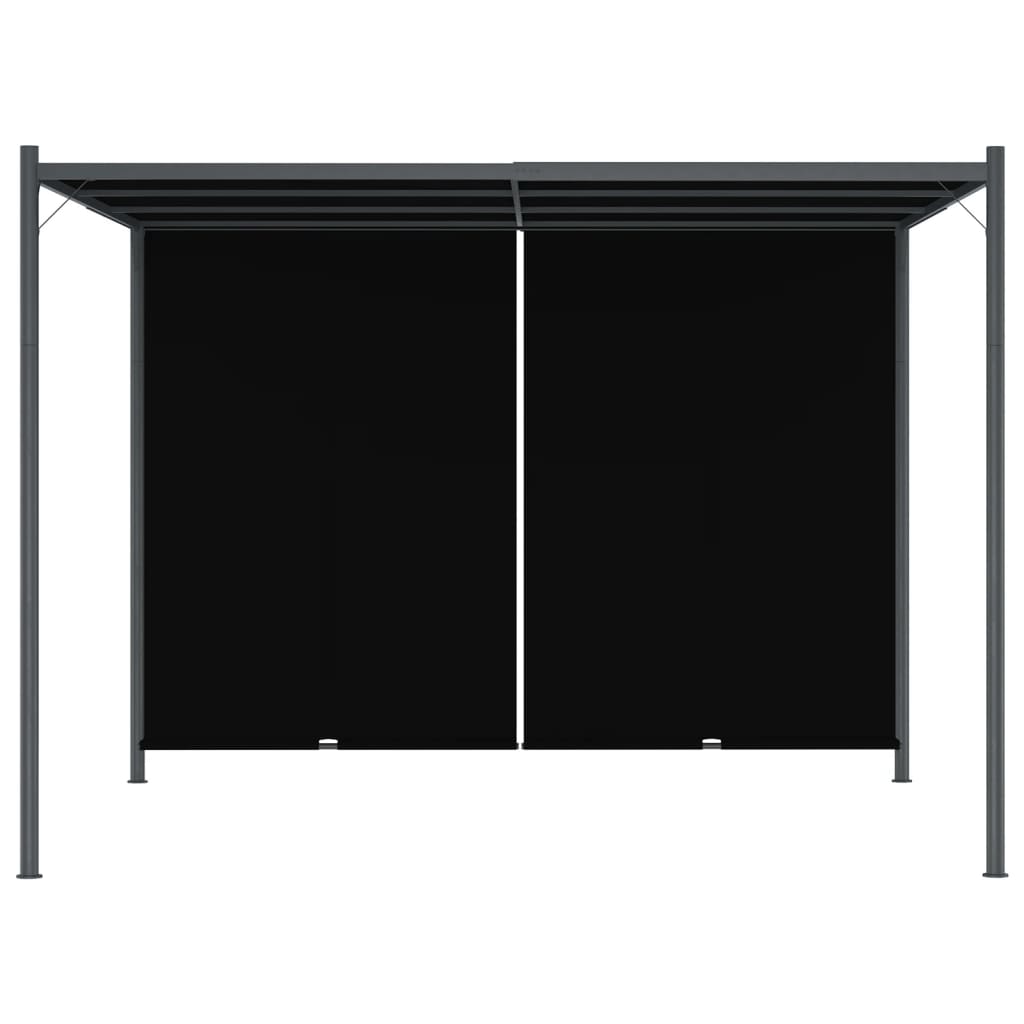 Pergolă De Grădină Cu Acoperiș Retractabil, , 3 X 3 M