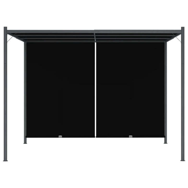 Pergolă De Grădină Cu Acoperiș Retractabil, , 3 X 3 M