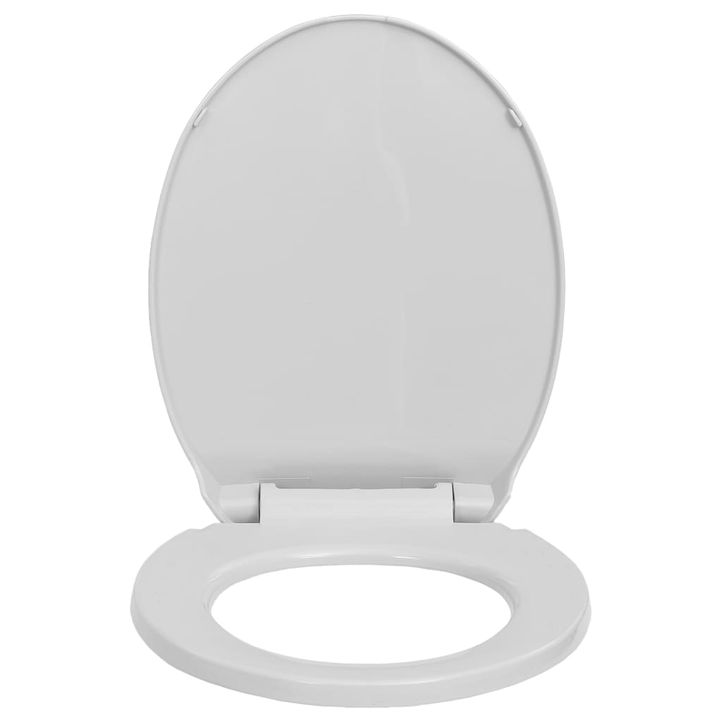 Vixl Capac Wc Cu Închidere Silențioasă, Eliberare Rapidă, Gri, Oval