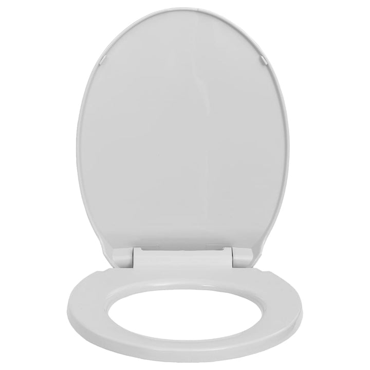Vixl Capac Wc Cu Închidere Silențioasă, Eliberare Rapidă, Gri, Oval